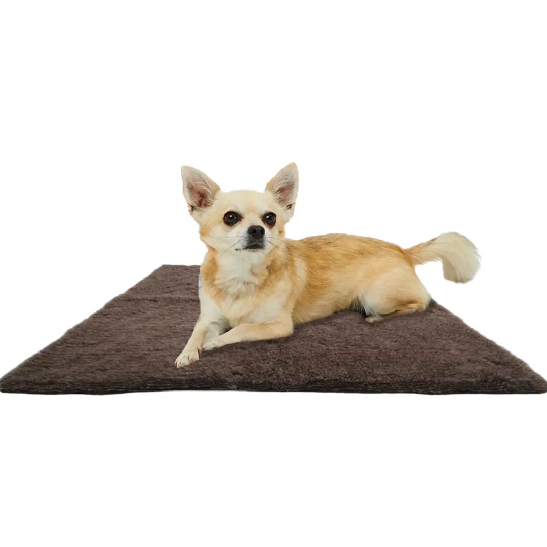 Outlet Vetbed brun 75 x 100 cm Medium Hundesenge Og Kurve Til Hunde - Bløde Og Komfortable|Sovepladser Til Hvalpe - Hundesenge, Kølemåtter Og Trygge Hvilesteder