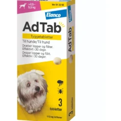 Clearance til hunde 2,5-5,5 kg 112 mg - effektiv beskyttelse mod lopper og flåter Plejemidler Til Hund Med Fokus På Sundhed Og Velvære