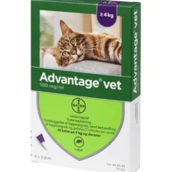 Best Advantage til kat 0,8 ml over 4 kg Plejemidler Til Katte|Pleje Og Trivsel Til Killinger - Sundhed Pels Og Velvære