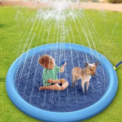 Best Afp Sprinklermåtte Vandlegetøj til hunde M - flydende vandlegetøj til hunde Hundelegetøj Til Alle Hunde Leg Og Aktivering Året Rundt|Legetøj Til Hvalpe - Sjov Leg, Aktivering Og Tryghed Fra Første Dag