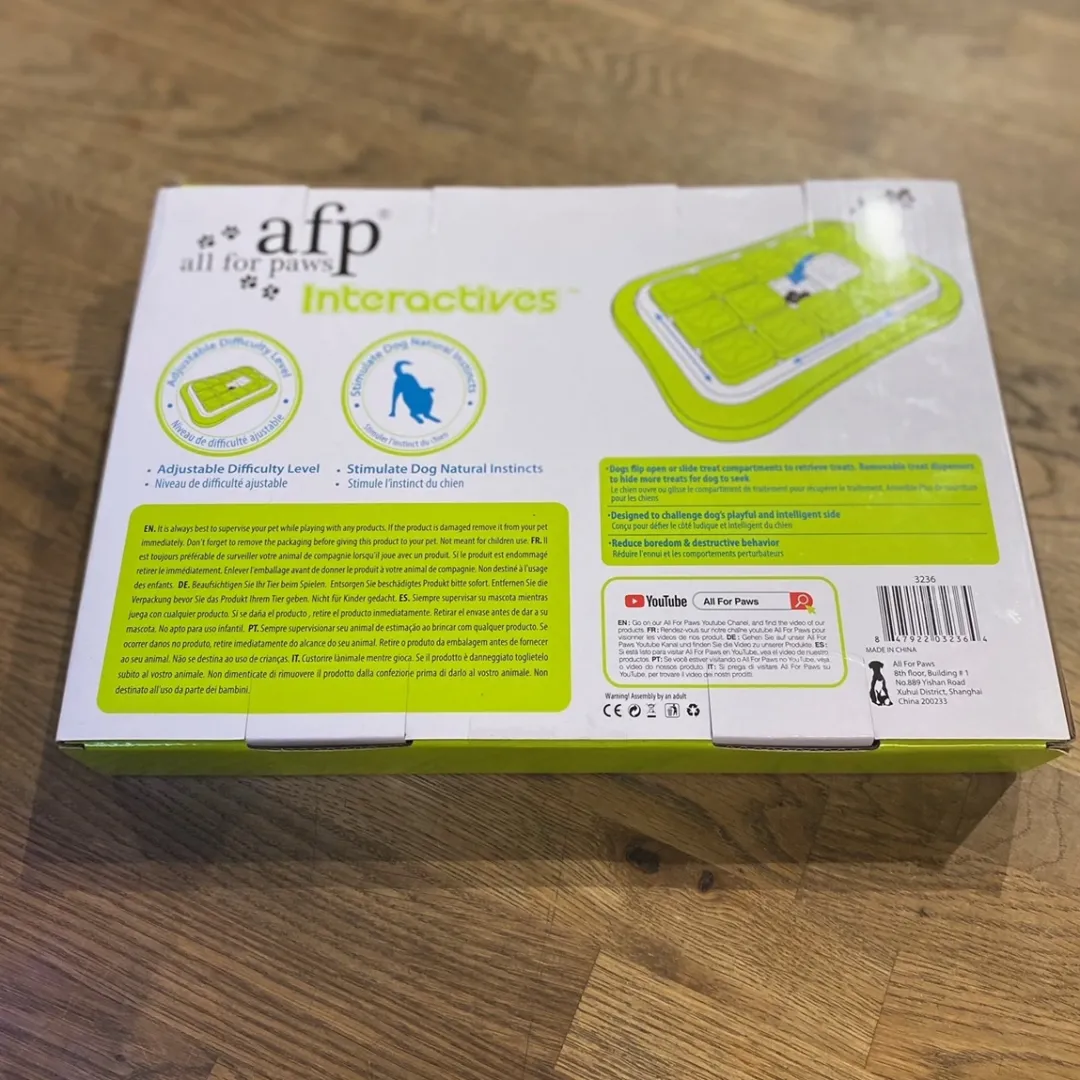 AFP Sudoku Puzzle - interaktivt hundespil Hundelegetøj Til Alle Hunde Leg Og Aktivering Året Rundt|Legetøj Til Hvalpe - Sjov Leg, Aktivering Og Tryghed Fra Første Dag
