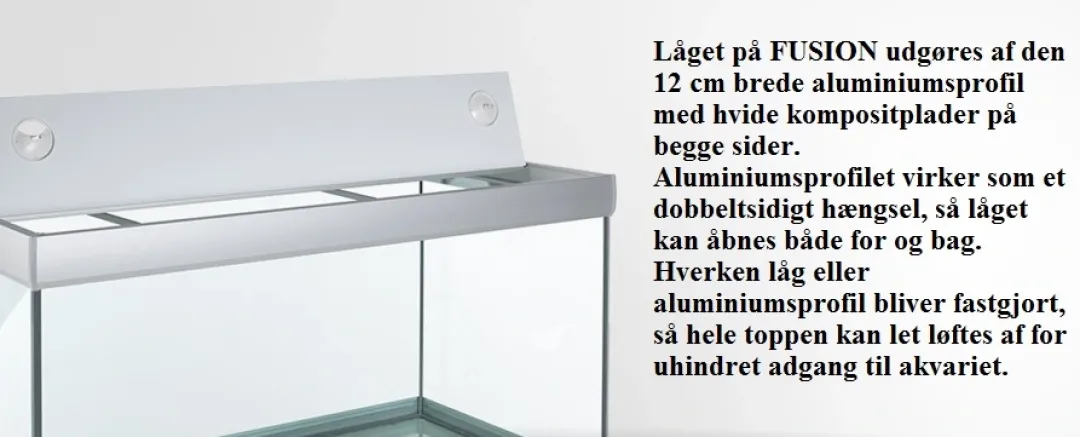 Outlet Fusion 720 liter akvarium Akvarier