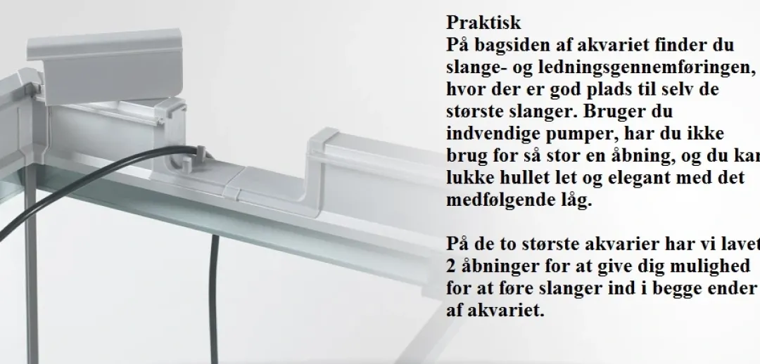 Outlet Fusion 720 liter akvarium Akvarier
