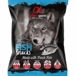 New Fish Snack 50 g - kornfri hundesnacks med fisk Hundeguf Og Tyggeben Til Hunde