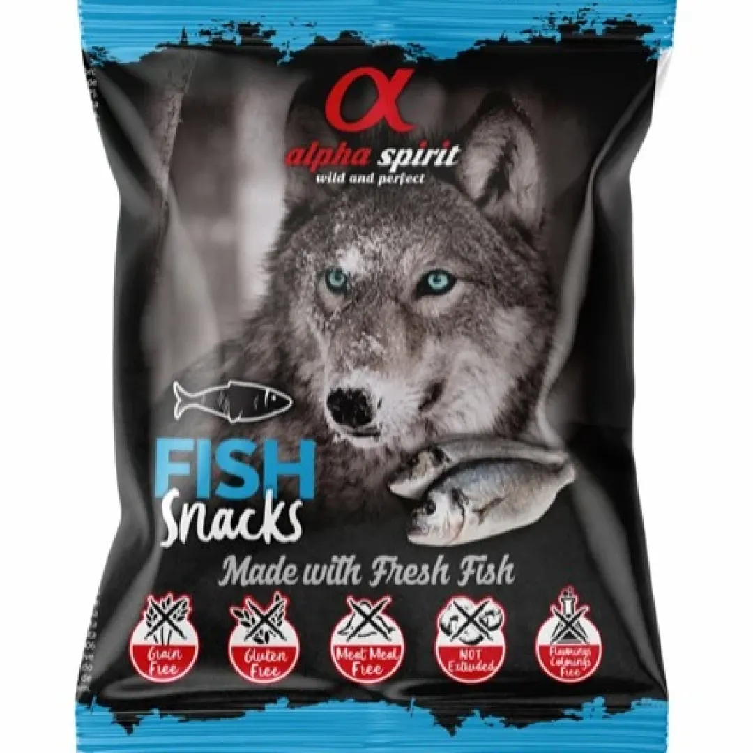 New Fish Snack 50 g - kornfri hundesnacks med fisk Hundeguf Og Tyggeben Til Hunde