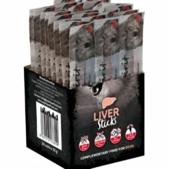 Liver Stick 1 stk - hundesnack med svinelever Hundeguf Og Tyggeben Til Hunde