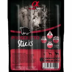 Hot Prosciutto Ristra Sticks 4 stk - kornfri hundesnacks med svinekød Snacks Til Hvalpe - Lækre Godbidder Til Træning Og Forkælelse|Hundeguf Og Tyggeben Til Hunde