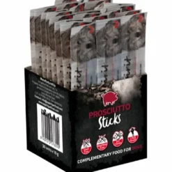 Clearance AlphaSpirit Prosciutto Stick hundesnack - naturlig smag og kornfri forkælelse Hundeguf Og Tyggeben Til Hunde