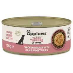 Sale Applaws Hundevådmad Kylling og Skinke 156 g - Sund topping til hunden Hundefoder