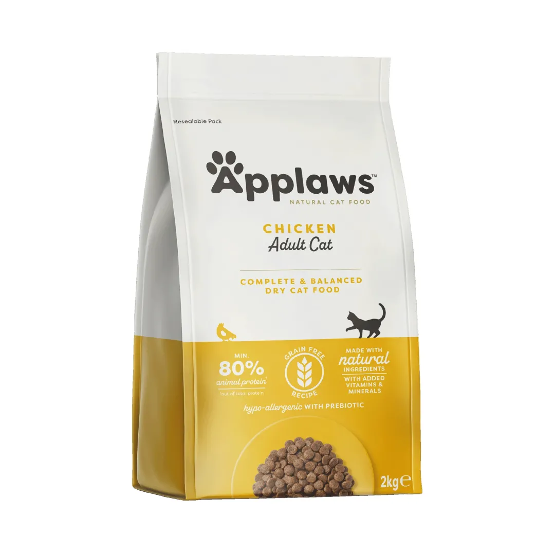 Outlet Applaws Kattefoder Fritgående Kylling 2 kg Kattefoder & Snacks