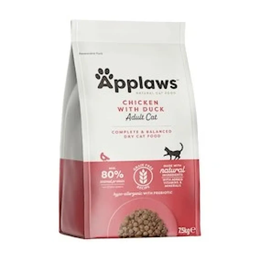 Hot Applaws Kattefoder Kylling og And 7,5 kg Kattefoder & Snacks