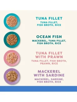 Clearance Applaws Kattevådmad Fiskekasse sovs 12 x 70 g Kattefoder & Snacks