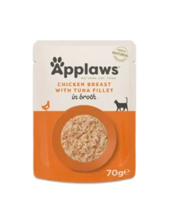 Discount Applaws Kattevådmad Kyllingebryst og Tunfillet 70g (pouch) Kattefoder & Snacks