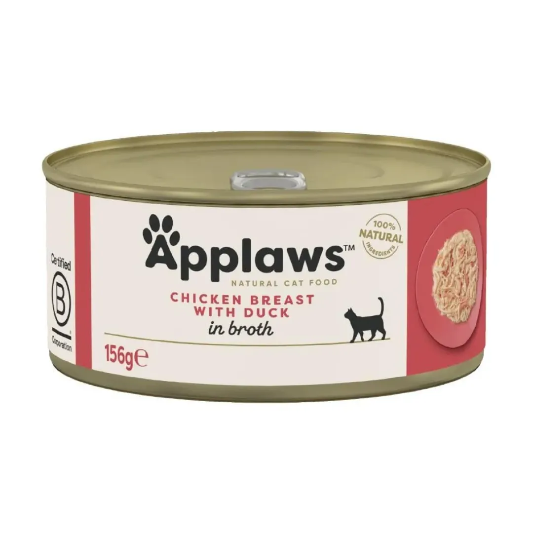 Best Applaws kattevådmad Kylling og And 156 g Kattefoder & Snacks