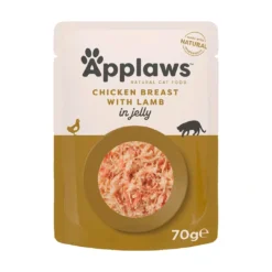 Hot Applaws Kattevådmad kylling og lam 70 g (pouch) Kattefoder & Snacks