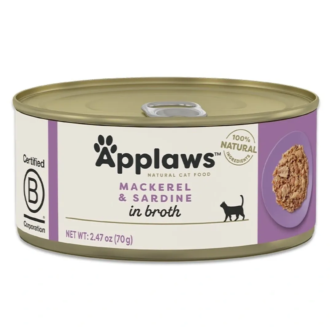 New Applaws Kattevådmad Makrel og Sardin 70 g Kattefoder & Snacks