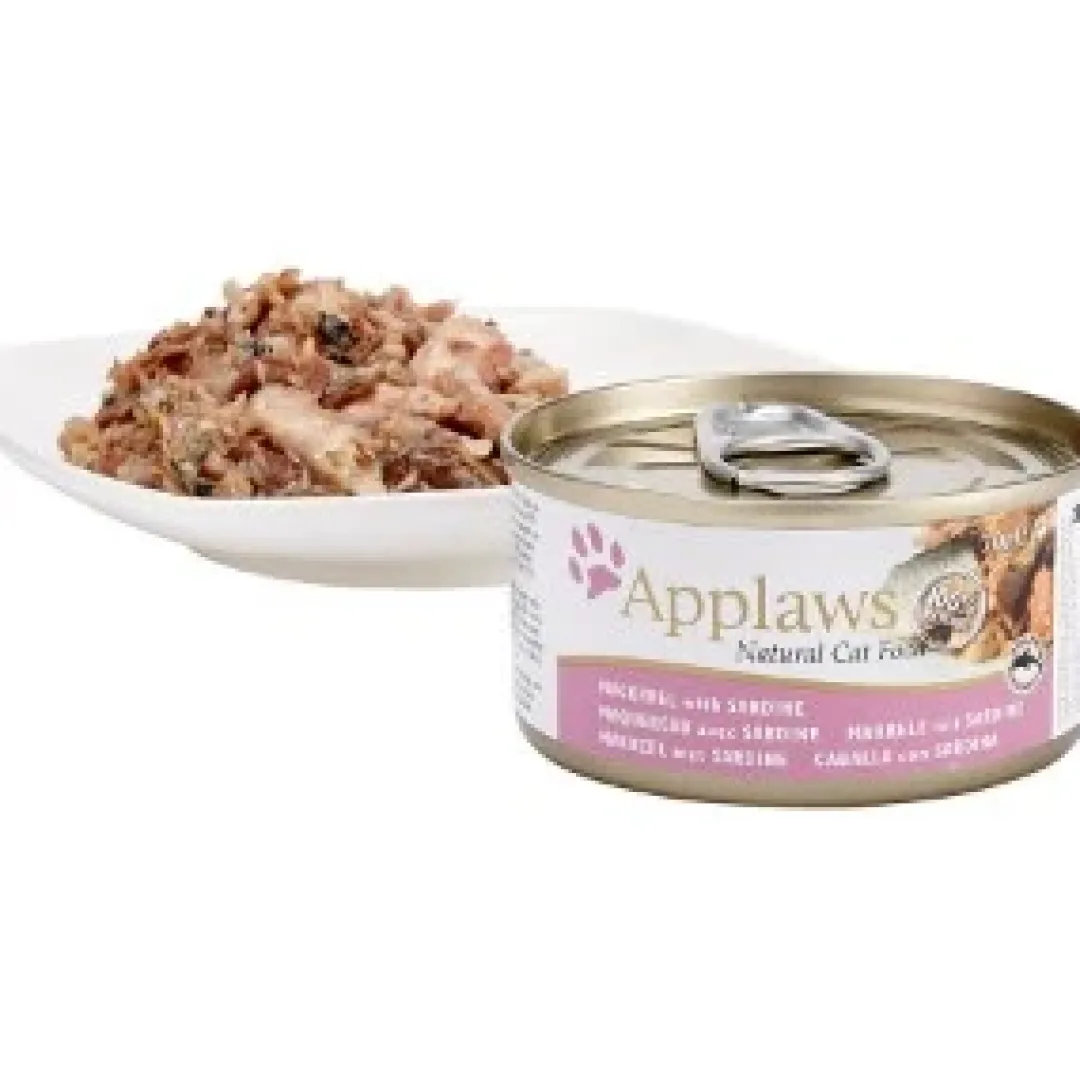 New Applaws Kattevådmad Makrel og Sardin 70 g Kattefoder & Snacks