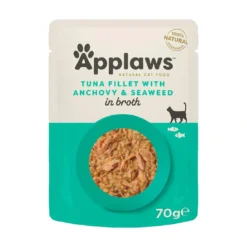 Clearance Applaws Kattevådmad Tun - ansjoser og tang 70 g (pouch) Kattefoder & Snacks