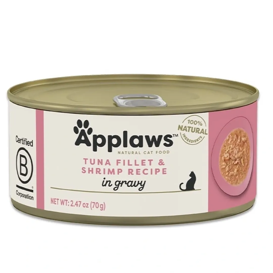 Applaws Kattevådmad Tun og Rejer 70 g Kattefoder & Snacks
