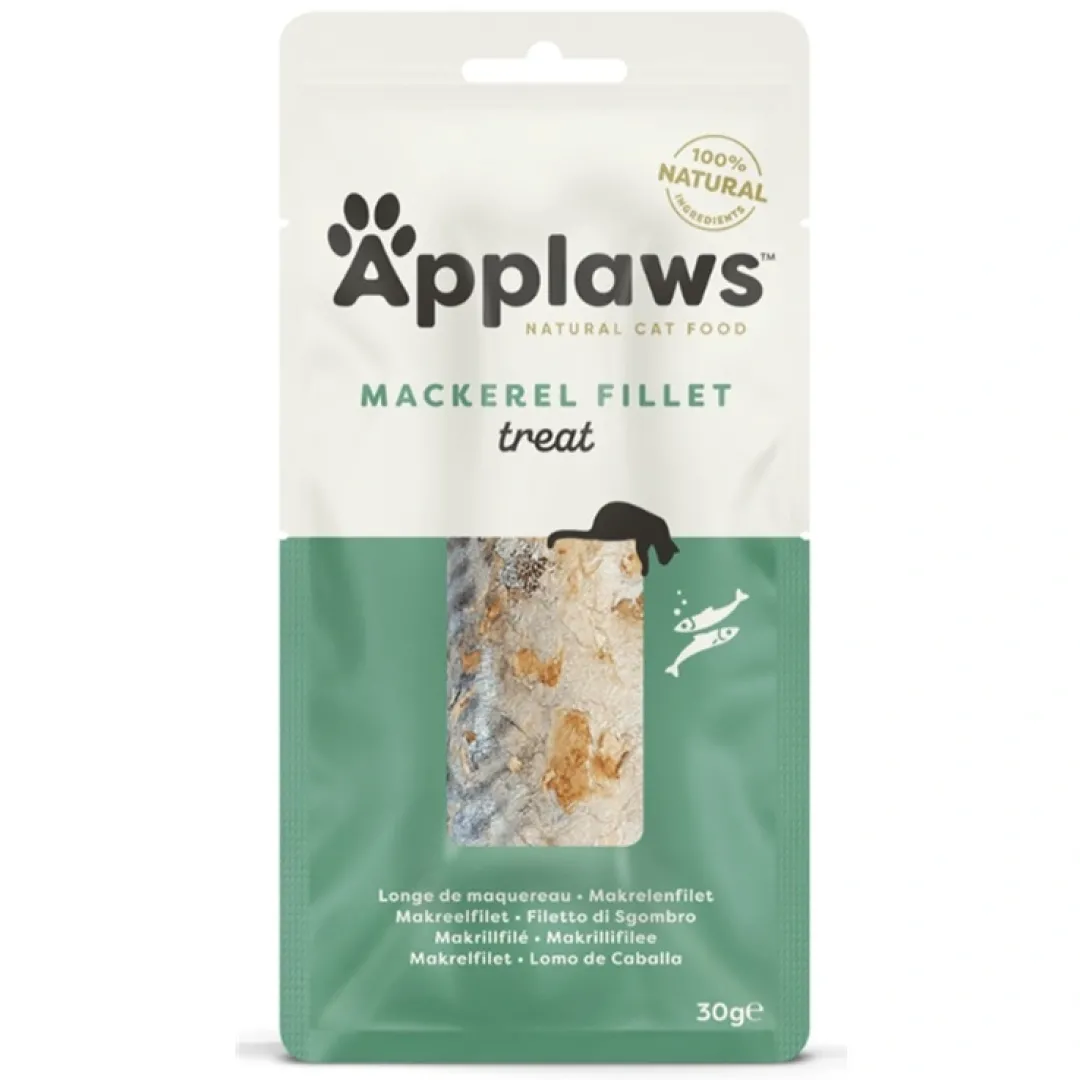 Hot Applaws Makrelfillet 30 g Kattefoder & Snacks|Killingesnacks - Sunde Godbidder Til Killinger