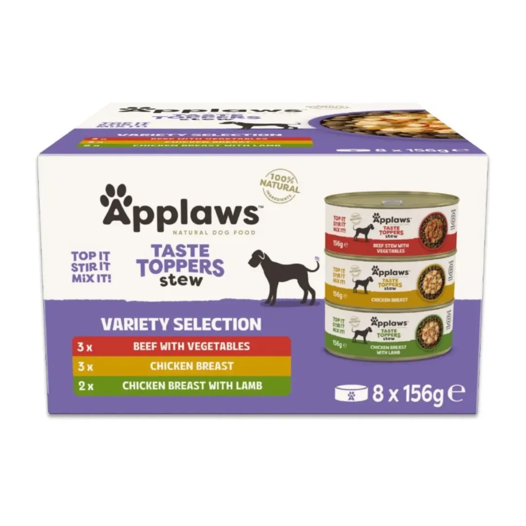 New Applaws multipack mix ragout 8x156 gram Hundefoder