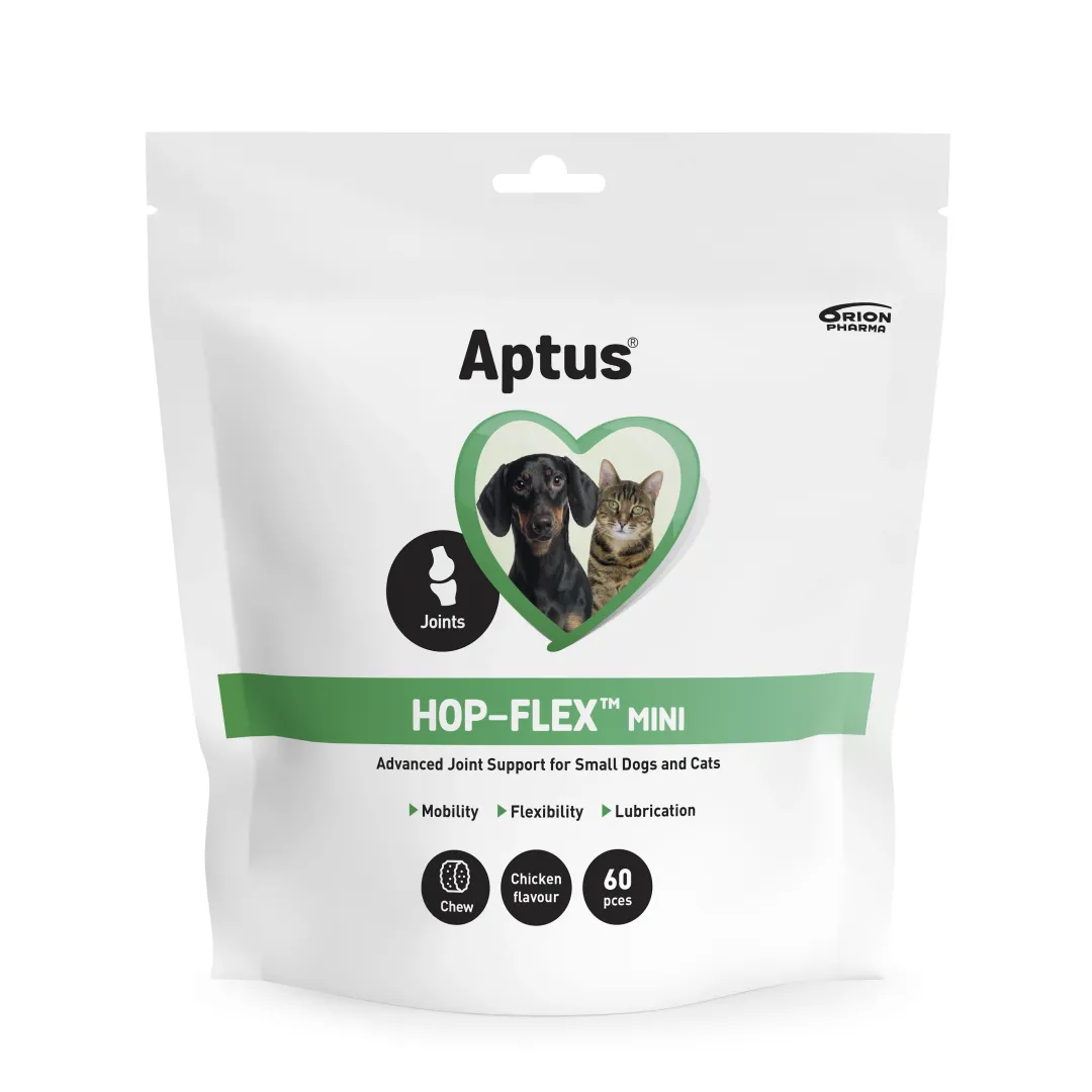 Hot Hop-Flex Mini - Ledtilskud til små hunde og katte Plejemidler Til Hund Med Fokus På Sundhed Og Velvære|Fodertilskud Til Hvalpe - Støtte Til Sund Vækst Og Trivsel
