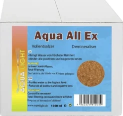 Online AquaAllEx demineraliseringsharpiks - ionbytter til RO-systemer refill 1 liter (silikatfjerner) Osmoseanlæg