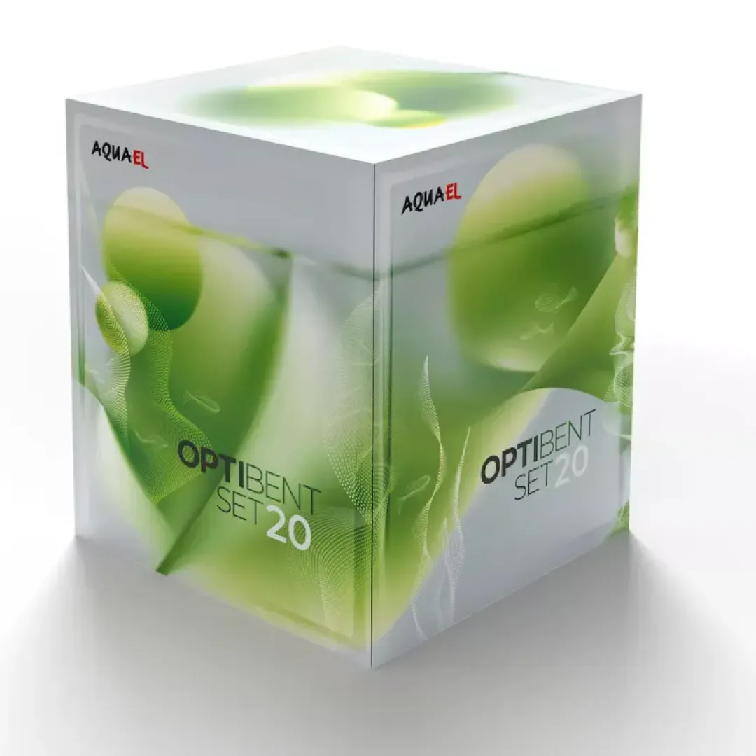 Discount Akvarie Opti Bent Hvid 30 Liter Akvarier