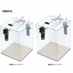 Discount Akvarie Opti Bent Hvid 30 Liter Akvarier