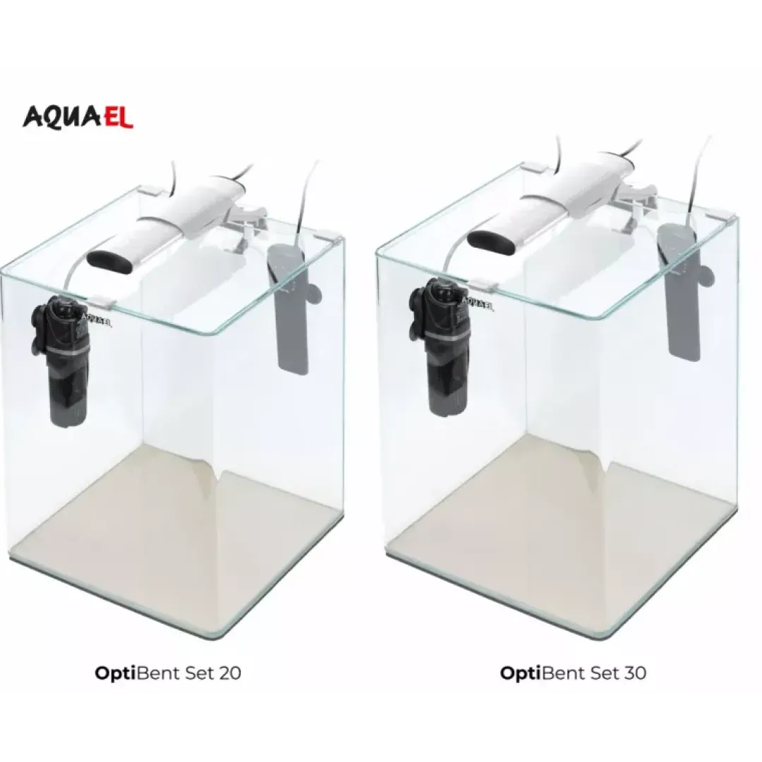 Discount Akvarie Opti Bent Hvid 30 Liter Akvarier