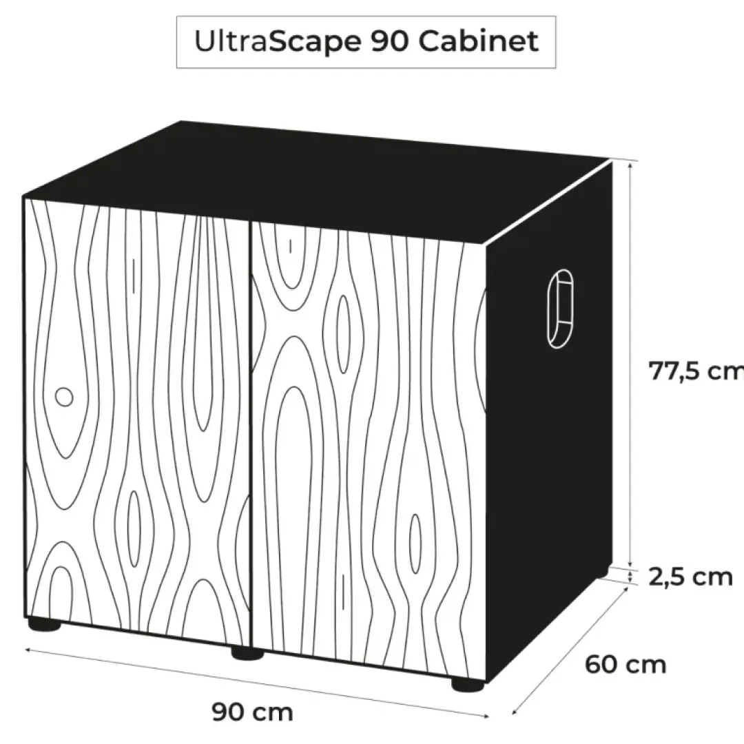 Hot Cabinet Ultra Scape 90 Forest Akvarieborde Og Akvariereoler