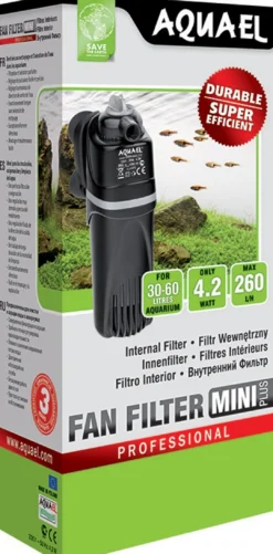 Outlet Fan mini Plus filter EU 260 l/t Akvariefilter Og Pumpe