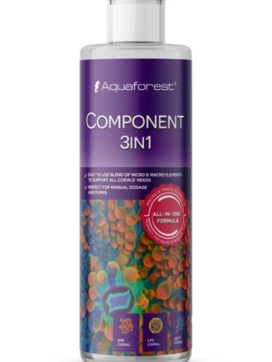 Best Component 3in1 - 500 ml Vandbehandlingsprodukter Til Saltvandsakvarier