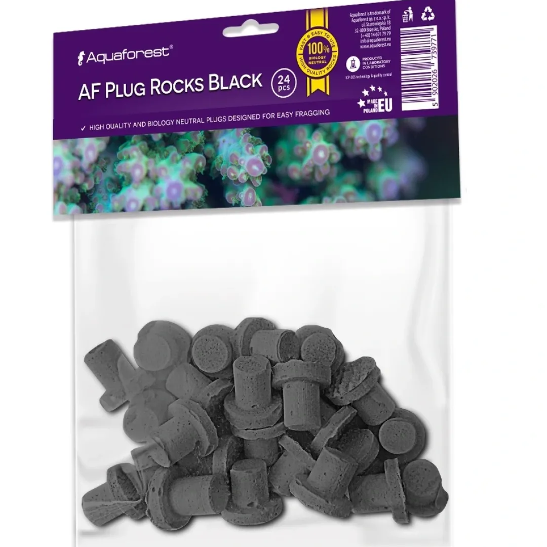 Plug Rocks 24 stk Sort Filtermaterialer Til Akvariepumper