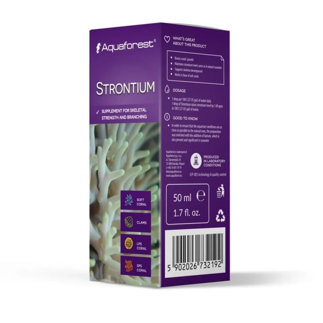 Best Strontium 50 ml Vandbehandlingsprodukter Til Saltvandsakvarier