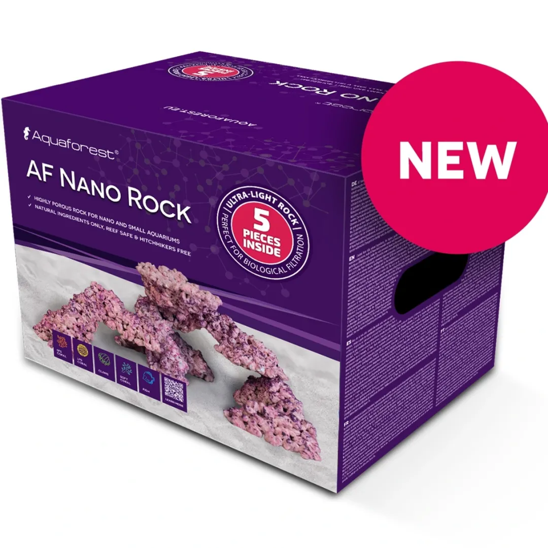 New Syntetisk Nano Rock Mix Box Pink 3,5 kg Dekoration Til Saltvand