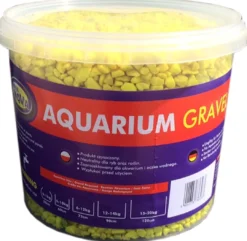 Aqua Nova Farvet grus Flourecent Yellow 5 kg Aquascaping