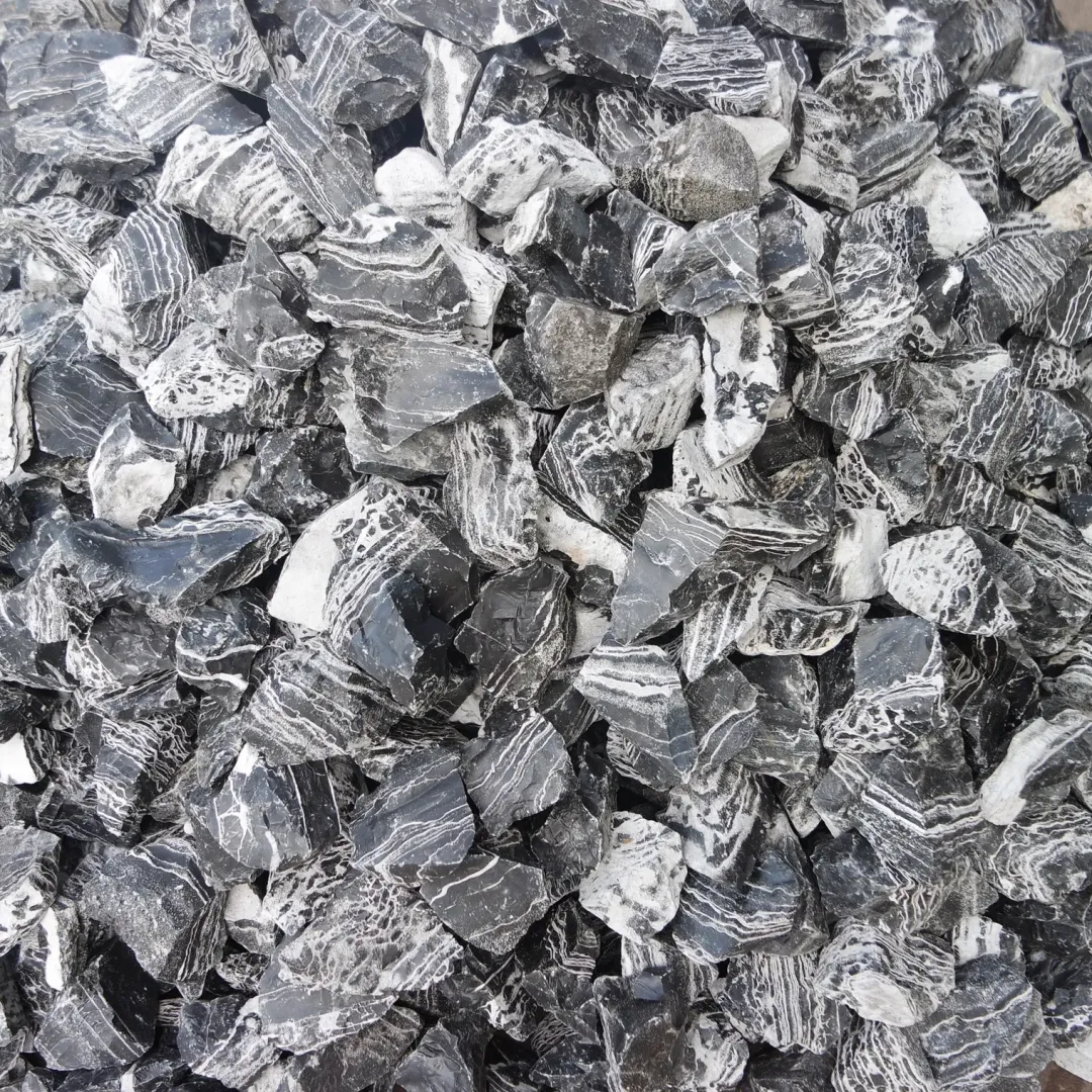Sale AquaScaping sten Black and White Multilayer pr kg Aquascaping|Dekoration Til Terrarier