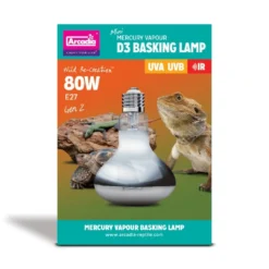 New D3 Basking Lamp UV reptil pære 80 w Terrarielysstofrør, Pærer Og Varme