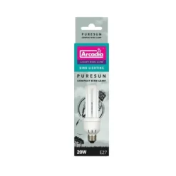 Sale PureSun Compact Fugle pære 20 w med UVA og UVB Kunstigt Lys Til Fugle Med Uvb