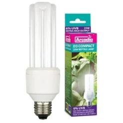 Hot reptil pære compact D3 23 watt Terrarielysstofrør, Pærer Og Varme
