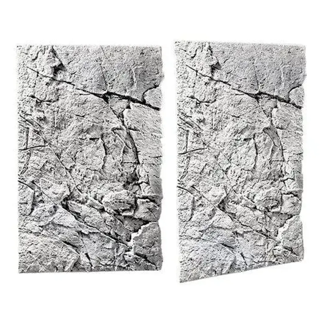 Hot Slim-Line 80 B Kalk (50x80 cm) Akvariebaggrunde|Dekoration Til Terrarier