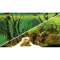Hot Baggrund til akvarium Canyon og Woodland (50 cm høj) 100 cm Akvariebaggrunde
