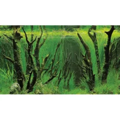 Best Baggrund til akvarium Canyon og Woodland (50 cm høj) 120 cm Akvariebaggrunde