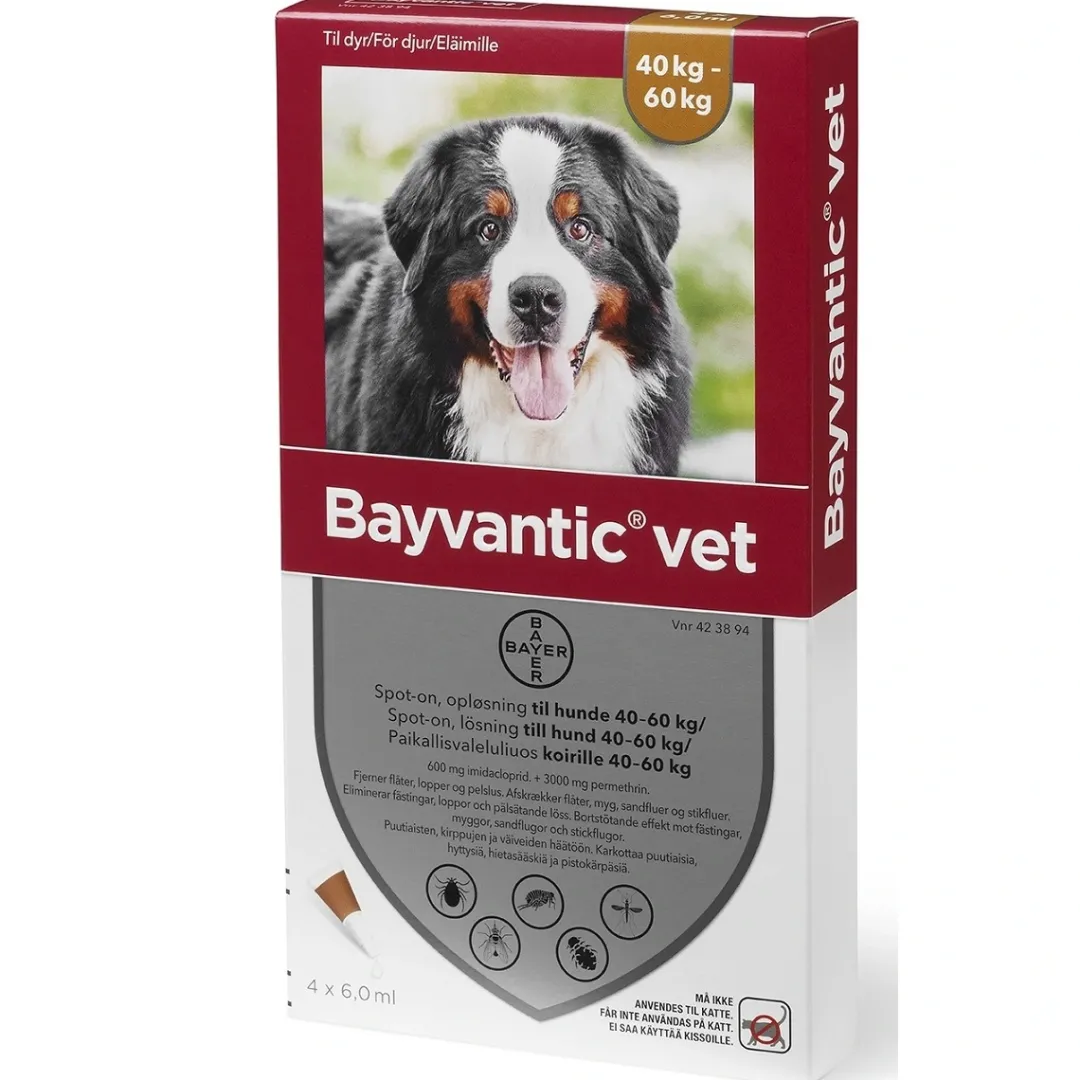 hund 40-60 kg 4 x 6,0 ml Plejemidler Til Hund Med Fokus På Sundhed Og Velvære