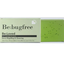 Clearance Be Bugfree Be Loved Shampoo Bar 110 g Plejemidler Til Hund Med Fokus På Sundhed Og Velvære