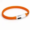 New LED Halsbånd til katte og små hunde Orange 30 cm - Opladeligt og tilpasset pasform Hvalpehalsbånd - Bløde Og Sikre Halsbånd Med Perfekt Pasform Til Din Hvalp|Hundehalsbånd Med Stil - Komfort Og Sikkerhed Til Din Hund