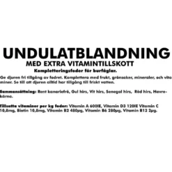 Outlet Bello Undulatfoder med Vitamintilskud 4 kg Fuglefoder