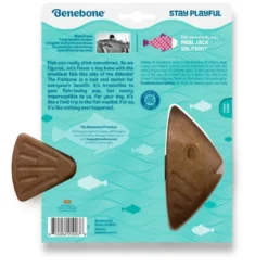Clearance Fishbone M - tyggeben med laksesmag Hundelegetøj Til Alle Hunde Leg Og Aktivering Året Rundt