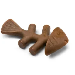 Clearance Fishbone M - tyggeben med laksesmag Hundelegetøj Til Alle Hunde Leg Og Aktivering Året Rundt
